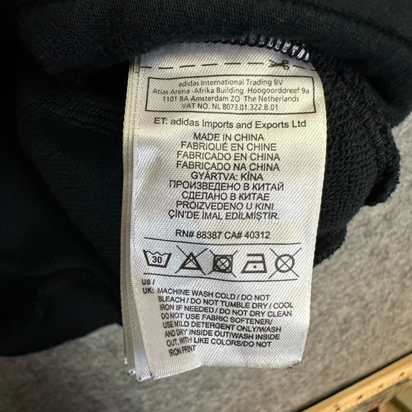 Adidas Originals Black Trefoil Sweatshirt Floral Logo Crewneck Men's M - Picture 13 of 16